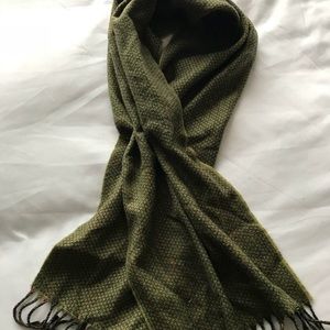 Christian Dior vintage soft acrylic green scarf